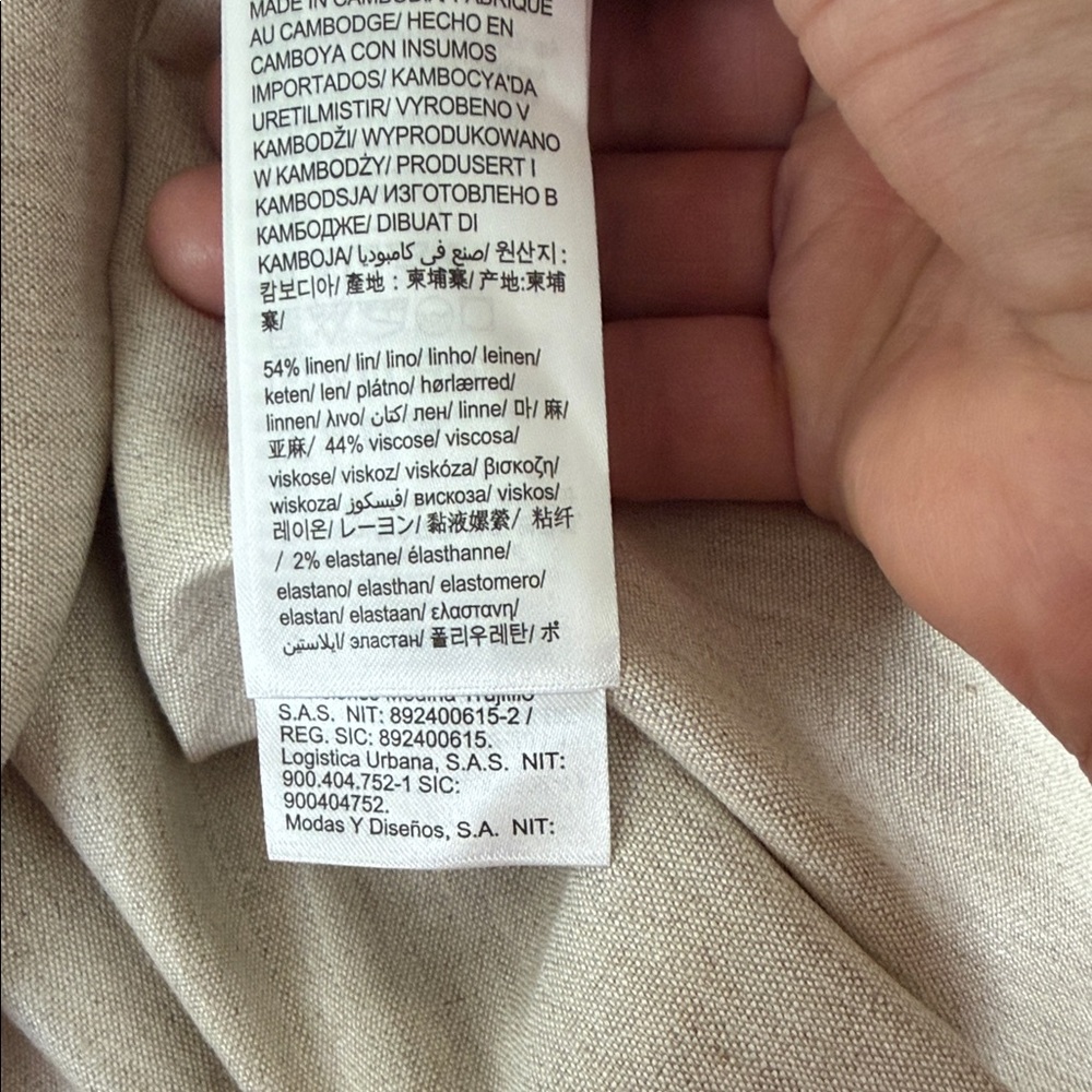 Calvin Klein Cream Midi Dress - Picture 11 of 11